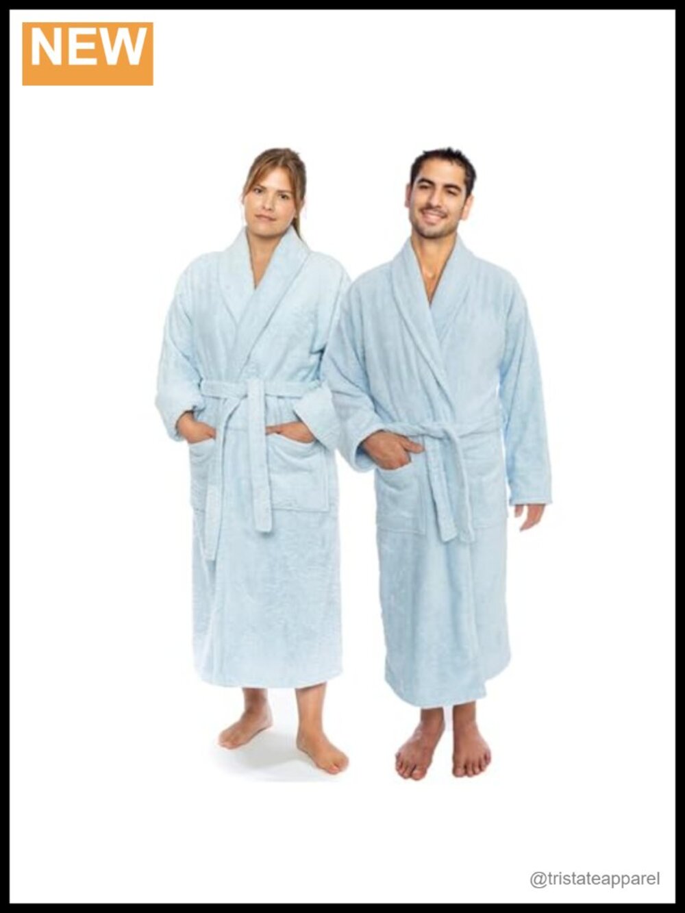 Turkish Cotton Terry Cloth Bath Robe Unisex Soft Plush Long
